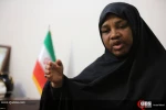 كريمة الإمام الخميني(رض) تستقبل مندوبة الحركة الاسلامية في نيجيريا 3