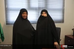 كريمة الإمام الخميني(رض) تستقبل مندوبة الحركة الاسلامية في نيجيريا 10