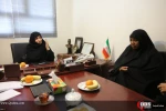 كريمة الإمام الخميني(رض) تستقبل مندوبة الحركة الاسلامية في نيجيريا 14