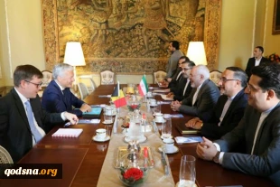 دیدار ظریف با وزیر خارجه بلژیک در بروکسل 3