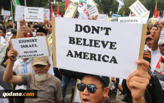 Hari Al Quds Sedunia, Masyarakat Indonesia Berdemo di depan Kedubes AS
