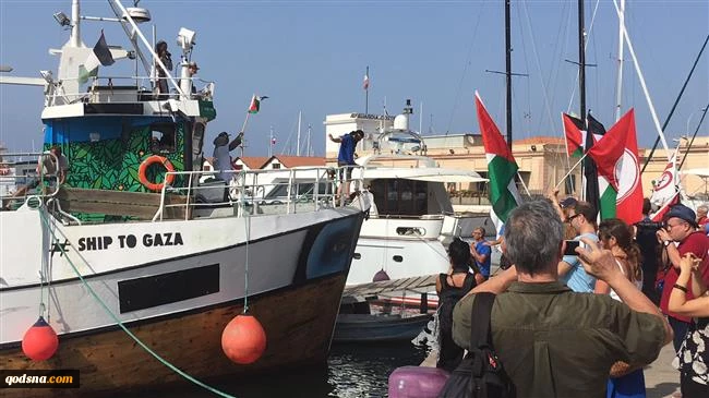 Palestine Freedom Flotilla arrives in Italy's Palermo, Sicily 2
