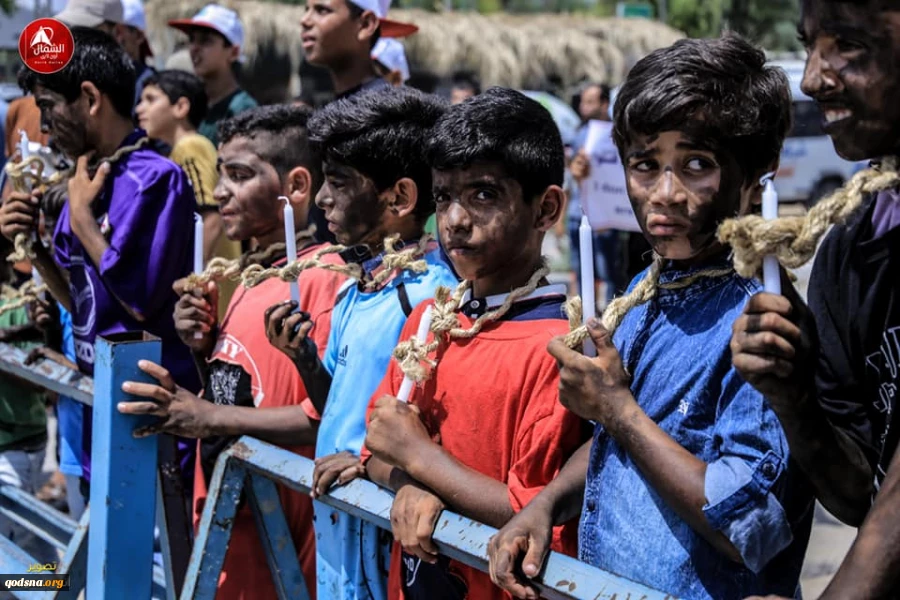 پویش کودکان فلسطینی با درخواست «رفع محاصره غزه» 14