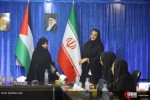 دیدار تیم بانوان جمعیت دفاع از ملت فلسطین با فرزند امام 18