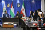 دیدار تیم بانوان جمعیت دفاع از ملت فلسطین با فرزند امام 28