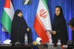 دیدار تیم بانوان جمعیت دفاع از ملت فلسطین با فرزند امام 21