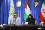 دیدار تیم بانوان جمعیت دفاع از ملت فلسطین با فرزند امام 15