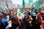 تشییع باشکوه پیکر دو شهید راهپیمایی «قیام برای قدس و مسجدالاقصی» در غزه  14