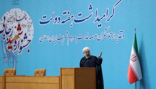 الرئيس الإيراني: لا عدو لنا اليوم سوي امريكا والكيان الصهيوني وأذنابهما