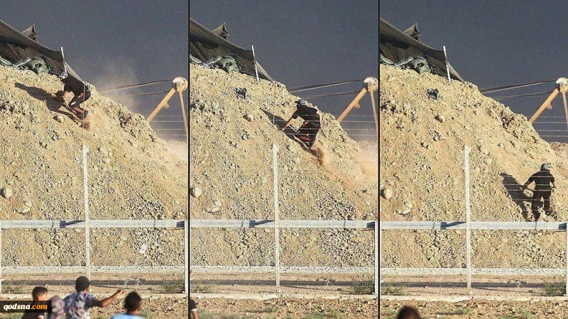 Pengunjuk Rasa Palestina Nekat Dekati Sniper Zionis 2