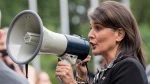 Haley joins protesters in NY, calling for Maduro ouster 2