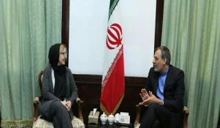 مسؤولة اممية تبحث مع جابري انصاري انهاء ازمتي سوريا واليمن
