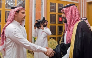 Saudi King, Crown Prince meet dissident journalist Jamal Khashoggi's son