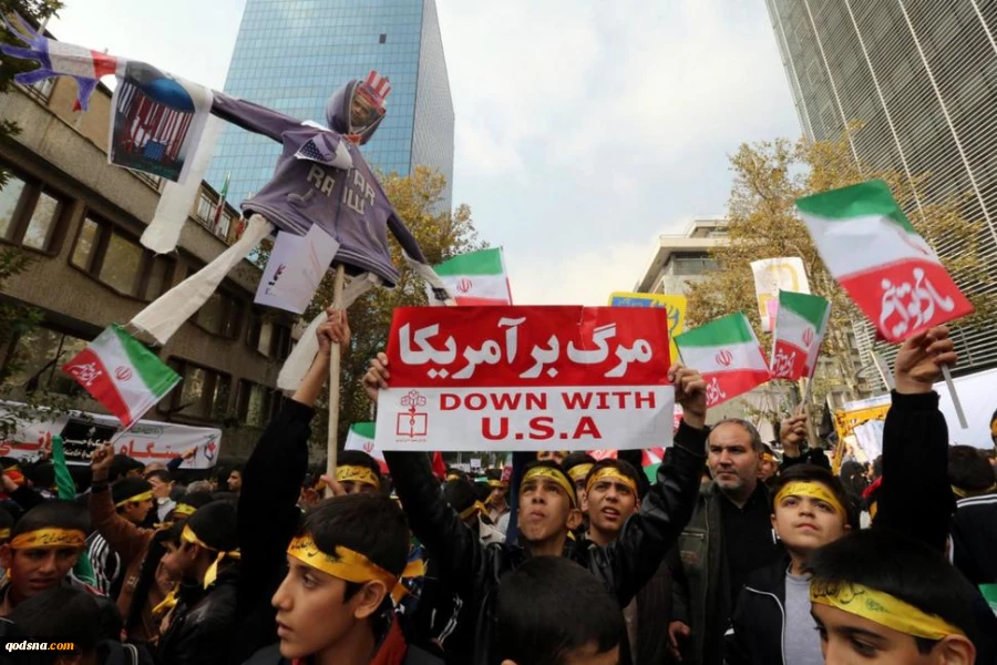 Iranian marchers chant 'Death to America' on eve of U.S. oil sanctions 2