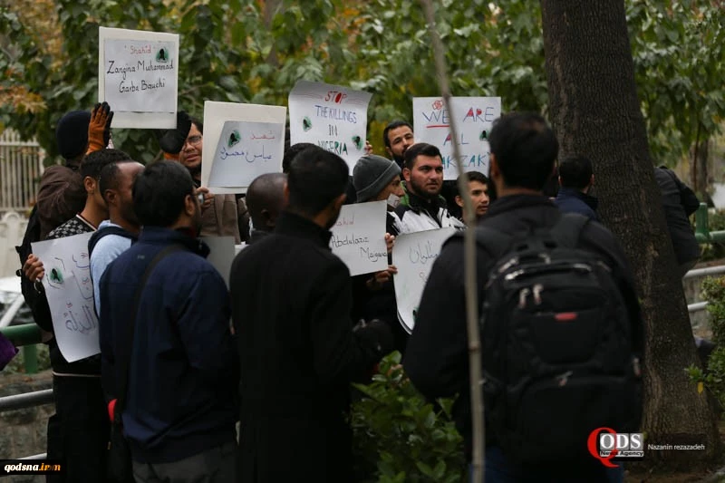 Puluhan Aktivis berkumpul di UN-Tehran mendukung Pembebasan Sheikh Zakzaky 3