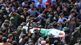 Puluhan Ribu Warga Hadiri Pemakaman Syuhada Palestina