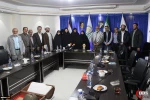 اعضاء اللجنة العلياء لاقامة مراسم الذكري الأربعين لانتصار الثورة الإسلامية يلتقون كريمة الإمام الخميني(رض) 16