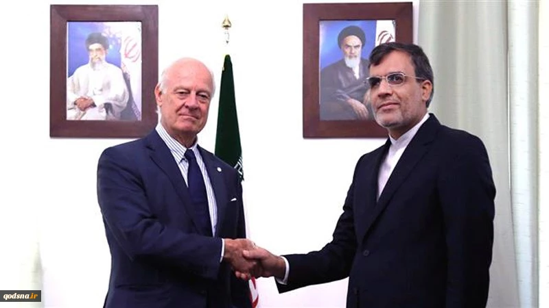 Demi Isu Suriah, Jaberi Ansari Bertemu de Mistura di Swiss 2