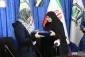دیدار مادر شهید رزان النجار با دکتر زهرا مصطفوی یادگار امام(ره)+ تصاویر
