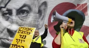 Aksi Unjuk Rasa Rompi Kuning Isreal 2