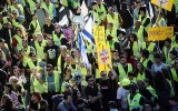 Aksi Unjuk Rasa Rompi Kuning Isreal 6
