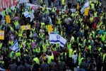 Aksi Unjuk Rasa Rompi Kuning Isreal 13