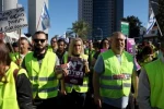 Aksi Unjuk Rasa Rompi Kuning Isreal 14