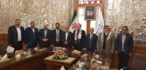 وفد "التشريعي" الفلسطيني برئاسة الزهار يلتقي رئيس البرلمان الإيراني 4