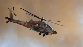 Israel's military helicopters strike Hamas posts south of Gaza Strip