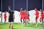 جانب من تدريبات المنتخب الفلسطيني لبطولة كأس آسيا  12
