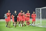 جانب من تدريبات المنتخب الفلسطيني لبطولة كأس آسيا  16