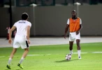 جانب من تدريبات المنتخب الفلسطيني لبطولة كأس آسيا  19