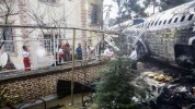 Pesawat Boeing 707 Jatuh atas Rumah Warga Tehran di Iran 13
