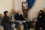 دیدار دکتر  زهرا مصطفوی با دکتر علی اکبر صالحی در حاشیه نهمین همایش غزه نماد مقاومت 9