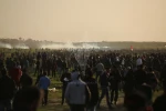 چهل و چهارمین راهپیمایی بازگشت در مرزهای غزه 3