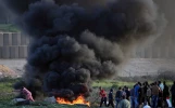 چهل و چهارمین راهپیمایی بازگشت در مرزهای غزه 21