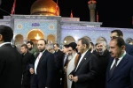 حضور معاون اول رئیس جمهور در حرم مطهر حضرت زینب (س) 6