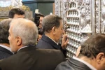 حضور معاون اول رئیس جمهور در حرم مطهر حضرت زینب (س) 10