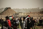 حضور باشکوه فلسطینی در چهل و هفتمین راهپیمایی بازگشت 11