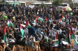 تظاهرات بزرگ فلسطینی‌ها با تاکید بر لزوم کناره گیری ابومازن 9