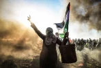مشاركة نساء غزة في جمعة "المرأة الفلسطينية" 5