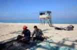 آثار العدوان الاسرائيلي الذي استهدف مرسى الصيادين الفلسطينيين 7