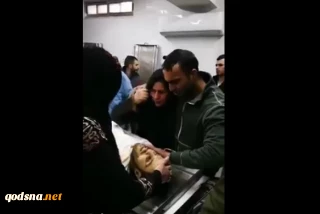 تشییع شهید 23 ساله فلسطینی