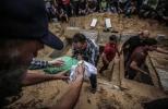 به شهادت رسیدن خانواده فلسطینی در شمال نوارغزه درپی حملات روز یکشنبه ارتش رژیم صهیونیستی 5