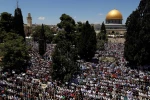 برگزاری دومین نماز جمعه ماه مبارک رمضان با مشارکت هزاران نفر از فلسطینیان در مسجد الاقصی 6