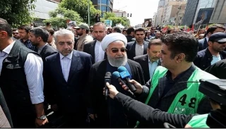 الرئيس روحاني: صفقة القرن لن تتحقق وستتحول إلى افلاس القرن