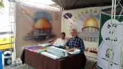 فعالیت غرفه جمعیت دفاع از ملت فلسطین در روز جهانی قدس 13