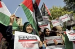 فلسطينيون ولبنانيون يتظاهرون في بيروت رفضا لـ"مؤتمر البحرين" 2
