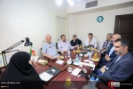 دیدار نمایندگان جنبش جهاد و جبهه مردمی با دکتر مصطفوی در جمعیت دفاع از ملت فلسطین 6
