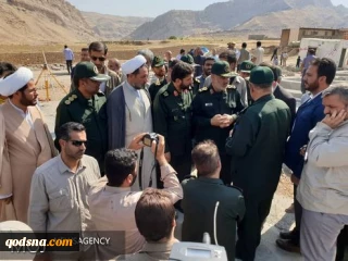 سردار سرلشکر سلامی از مناطق سیل زده پلدختر دیدن کرد